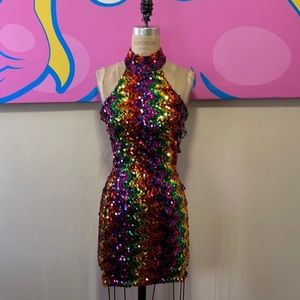 Vintage Pride Sequin Dress Costume